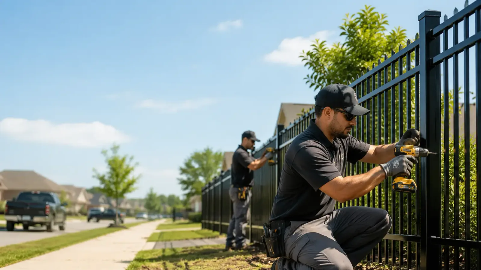 Metal Fence Installation in Westerville, OH